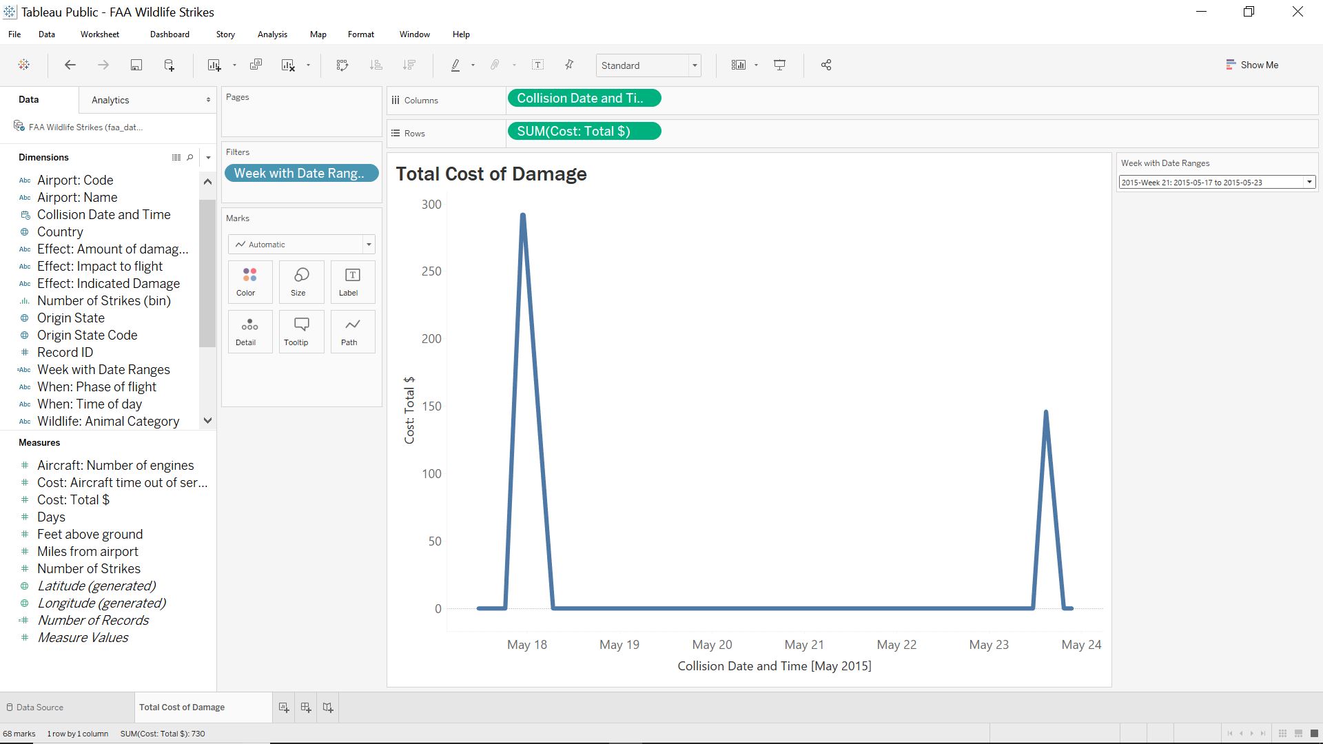 How To Create A Week Number Filter With Date Range In Tableau Shaun M G Bray